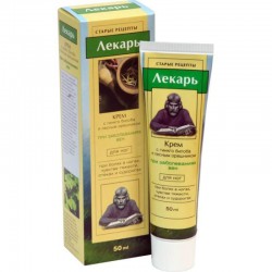 Крем Лекарь при заболеваниях вен с гинкго билоба и лесным орешником 50 мл
