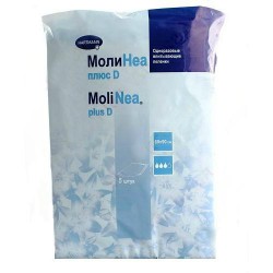 Пеленки впитывающие Molinea плюс Д 5 шт. 1582 мл