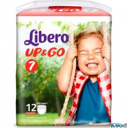 Подгузники-трусики 12 шт. Libero ап энд гоу экстра лардж плюс 16-26 кг р. xl плюс