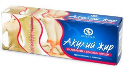 Крем для тела Акулья сила Акулий жир сабельник с красным перцем от боли в спине и пояснице 75 мл