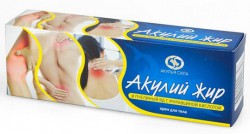 Крем для тела Акулья сила Акулий жир и пчелиный яд с муравьиной кислотой от мышечных болей невралгии судорог 75 мл